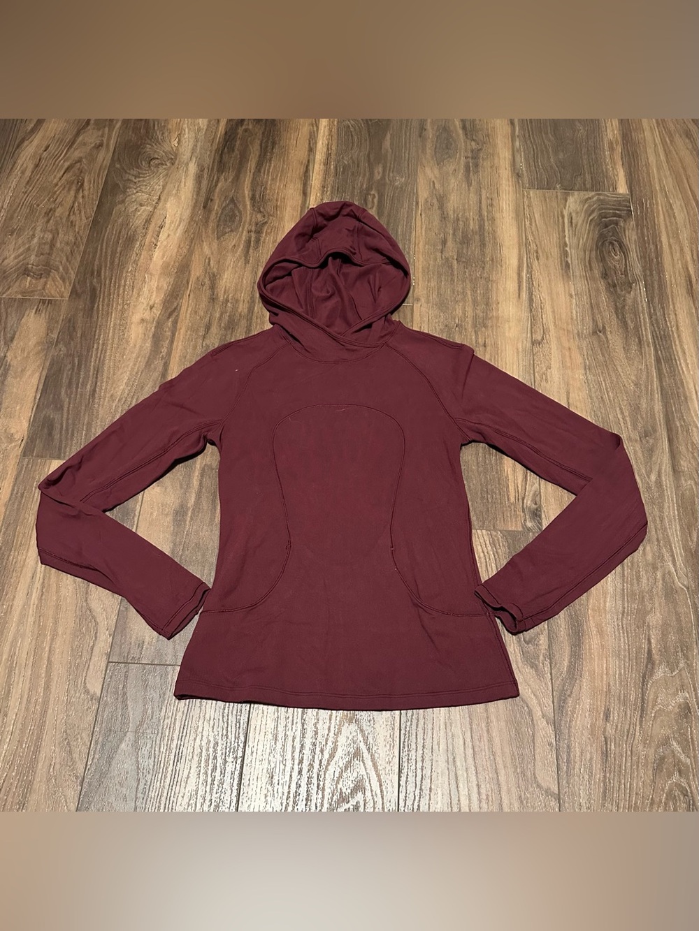lululemon On Repeat Rulu Hoodie Garnet Long Sleeve Pullover Size 4 Women’s